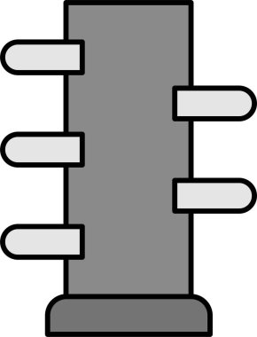 Wing Chun. Web simgesi basit illüstrasyon 