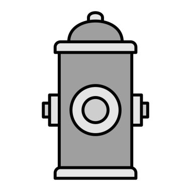 Yangın musluğu. Web simgesi basit illüstrasyon