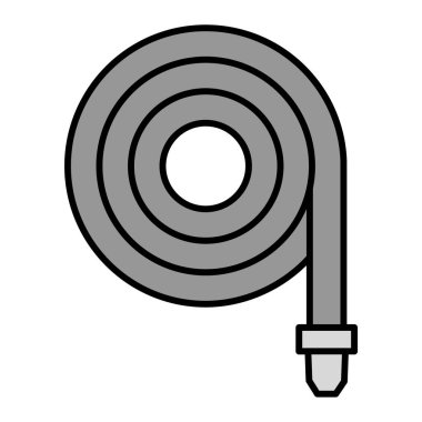 Su Hortumu simgesinin vektör illüstrasyonu