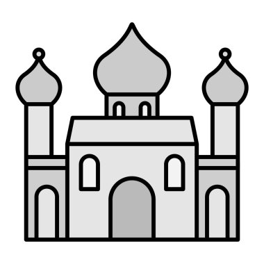 Ortodoks Kilisesi. Web simgesi basit illüstrasyon 