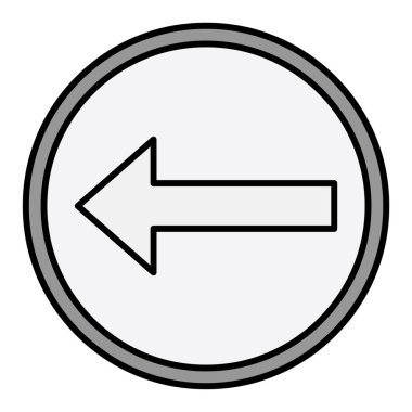 Sol Ok simgesi modayı izole etti 