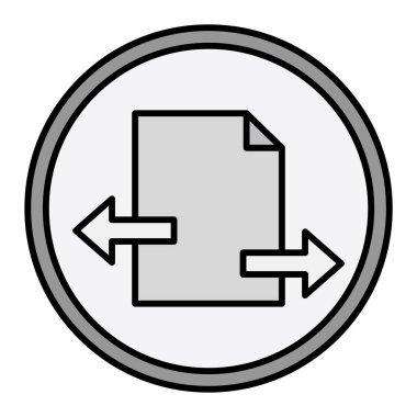 Aktar. Web simgesi basit illüstrasyon 