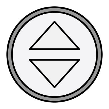 Modern simge vektör illüstrasyonunu sırala