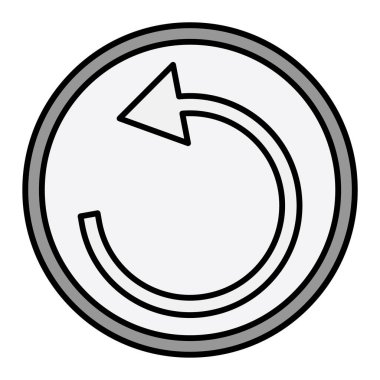 Modern simge vektör resimlemesini geri al