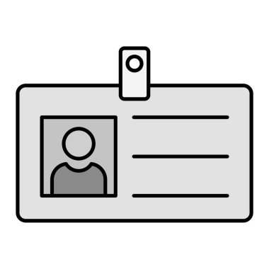 Business Card modern simge vektör illüstrasyonu