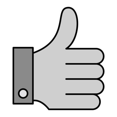 Modern simge vektör illüstrasyonunu Başparmaklar Yukarı