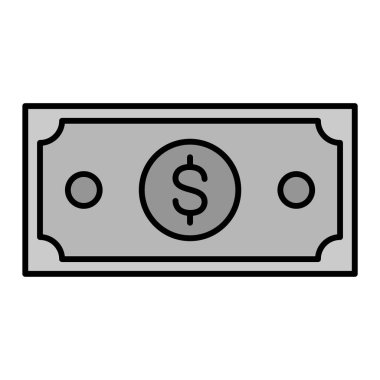 Para modern simge vektör illüstrasyonu