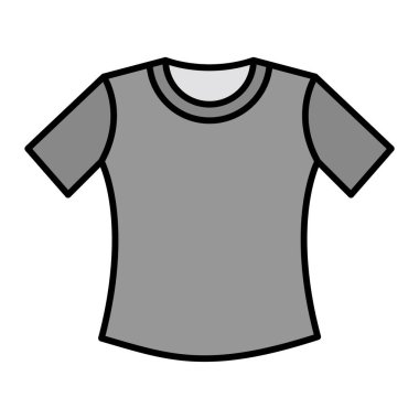 Tişört ikonu. vektör illüstrasyonu