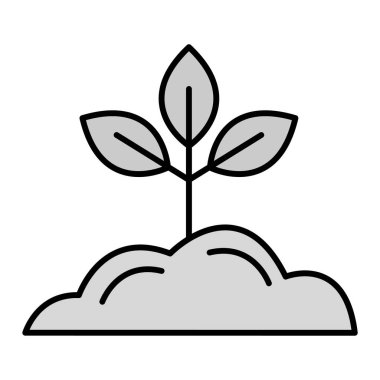 bitki simgesi vektör illüstrasyonu