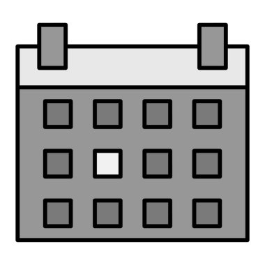 Takvim simgesi vektör illüstrasyonu