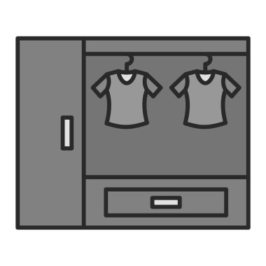 Sporun modern Kostüm ikonunun vektör çizimi