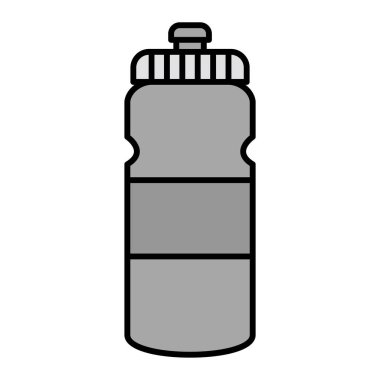 Su şişesi ikonu. Web için spor içeceği vektör simgelerinin ana hatları