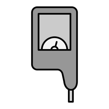 Nitrat Testi modern ikon vektör çizimi