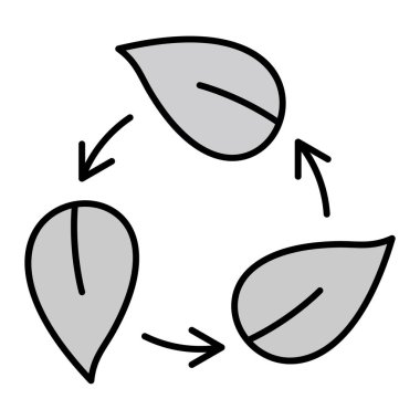 Simge vektör illüstrasyonunu bırakır