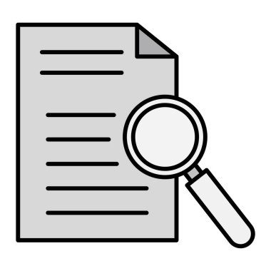 Arama simgesi vektör illüstrasyonu