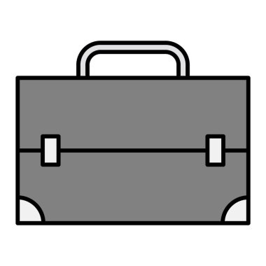 evrak çantası ikonu vektör illüstrasyonu