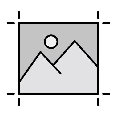 Görüntü. Web simgesi basit illüstrasyon