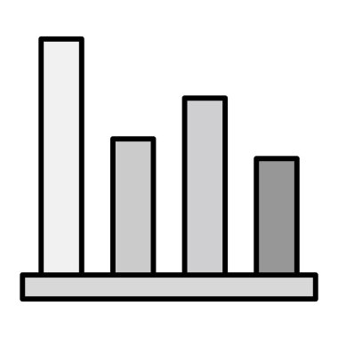 Sütun modern simge vektör illüstrasyonu