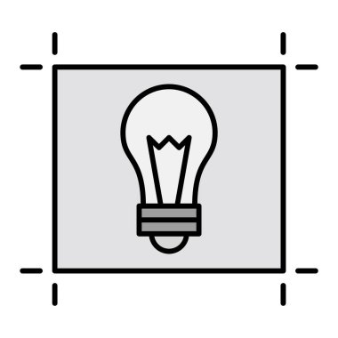 Fikir modern ikon vektör illüstrasyonu