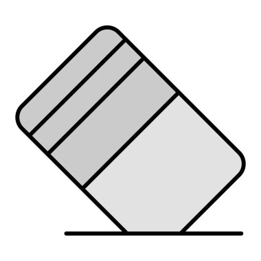 Silgi Aracı modern simge vektör illüstrasyonu