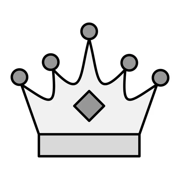 Crown Icon Outline Illustration King Vector Icons Web — Stock Vector