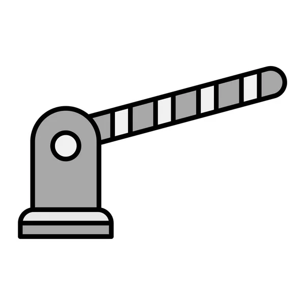 Barrier Modern Icon Vector Illustration — Stok Vektör