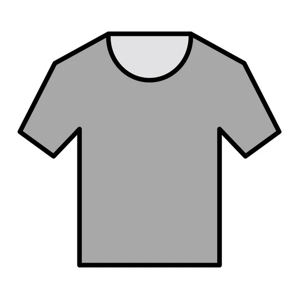 Camiseta Icono Esquema Ilustración Los Iconos Vectoriales Camiseta Para Web — Vector de stock