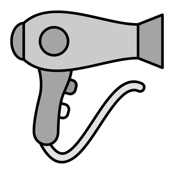 Icono Del Secador Pelo Ilustración Vectorial — Vector de stock