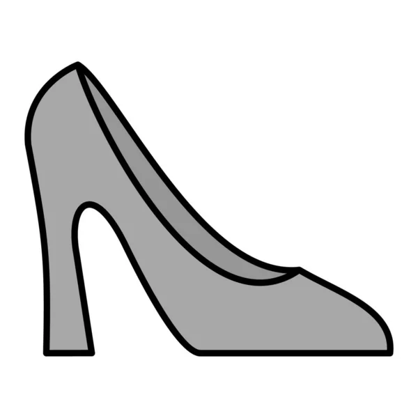 High Heels Icon Trendy Style Isolated Background — Vettoriale Stock