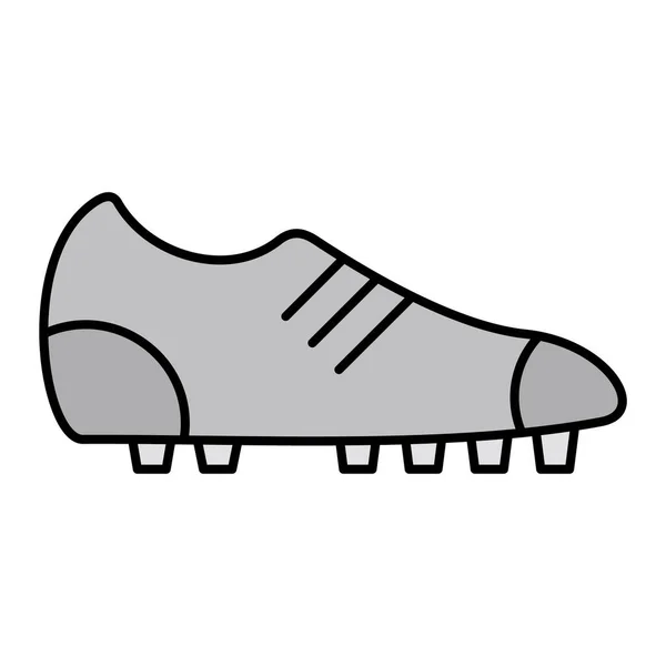 Football Boots Modern Icon Vector Illustration — Image vectorielle