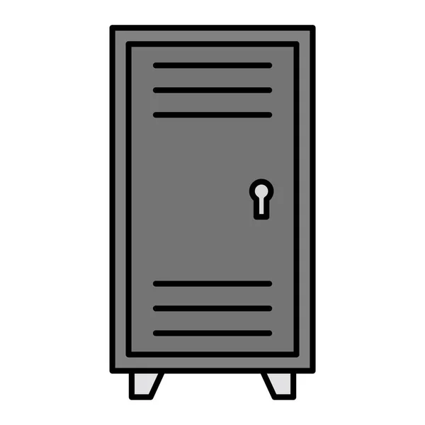 Lockers Modern Icon Vector Illustration — Stockvector