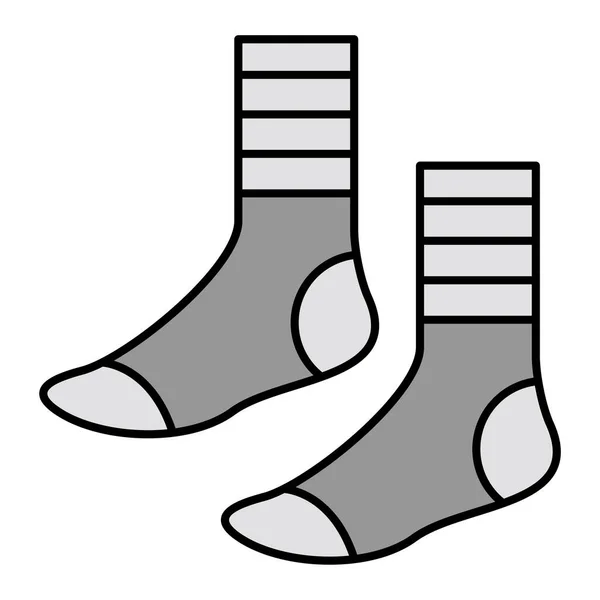 Socks Modern Icon Vector Illustration — Vector de stock