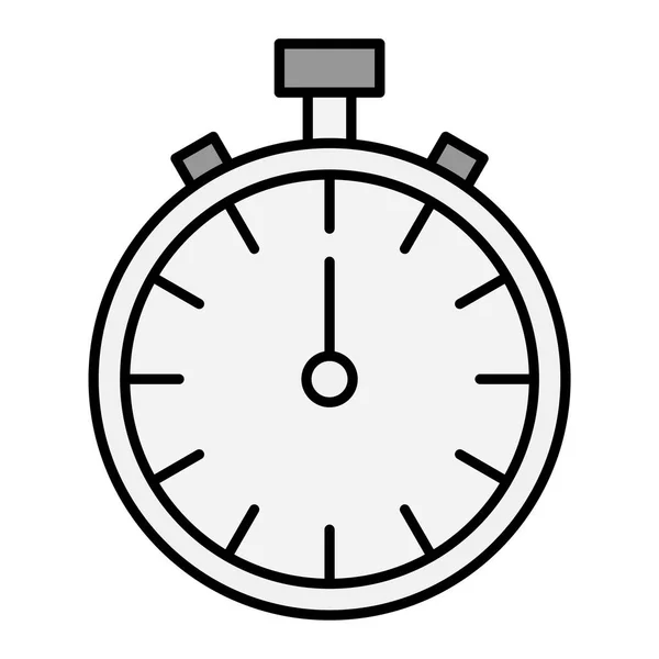 Icône Chronomètre Schéma Chronomètre Vectoriel Illustration Symbole — Image vectorielle