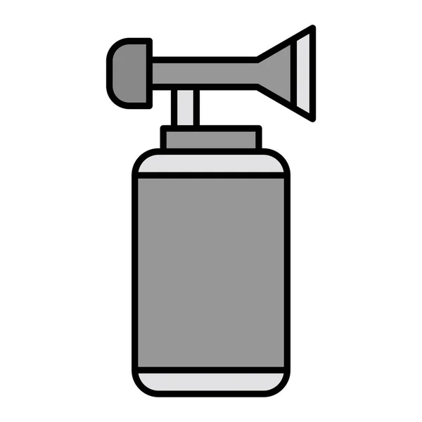 Vector Illustration Air Horn Icon Line — 스톡 벡터