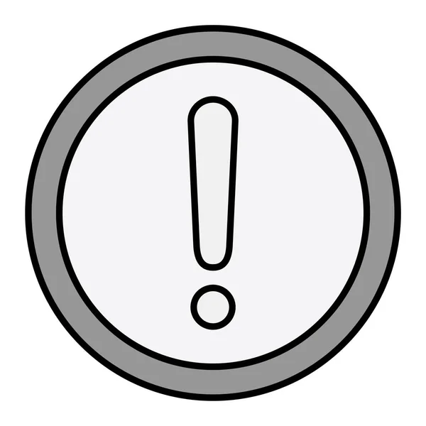 Warning Icon Sign Vector Illustration — Image vectorielle