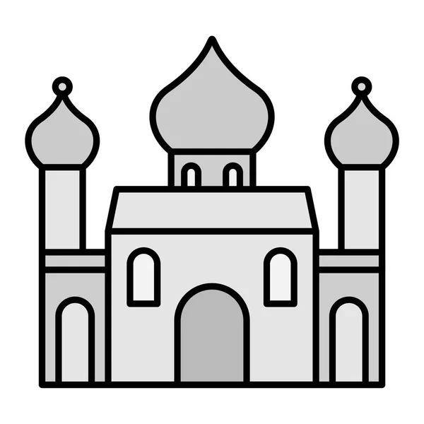 Chiesa Ortodossa Icona Web Semplice Illustrazione — Vettoriale Stock