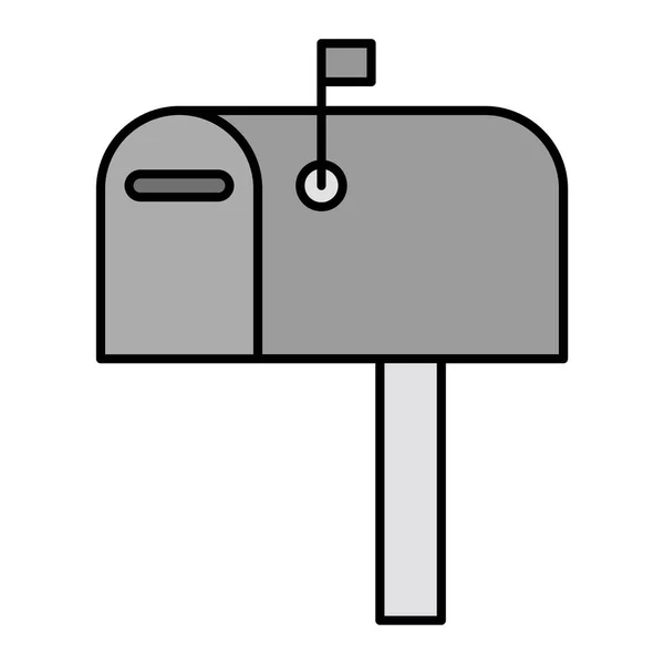 Letterbox Modern Icon Vector Illustration — Stockvektor