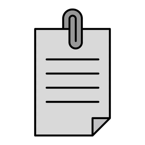 Sticky Note Modern Icon Vector Illustration — Vector de stock