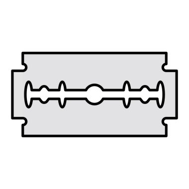 Razor Blade ikon vektör illüstrasyon tasarımı