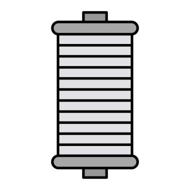 Spool simgesinin vektör illüstrasyonu