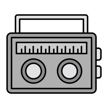 radio isolated icon design, vector illustration graphic