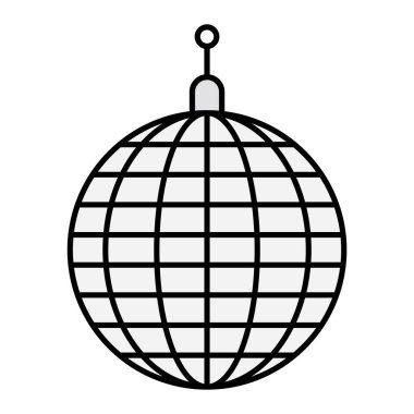 Ayna Topu, vektör illüstrasyonu