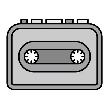 Walkman tasarım vektör çizimi