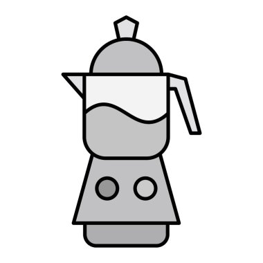 Kahve Yapıcı simgesi vektör illüstrasyon tasarımı