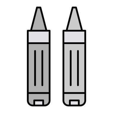 Boya kalemi simge vektör çizim