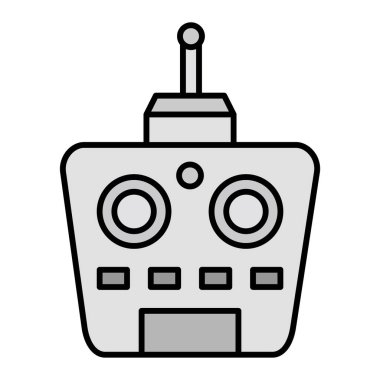 Oyuncak Uzaktan Kumanda. Web simgesi basit illüstrasyon 