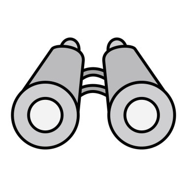 dürbün simgesi. vektör illüstrasyonu