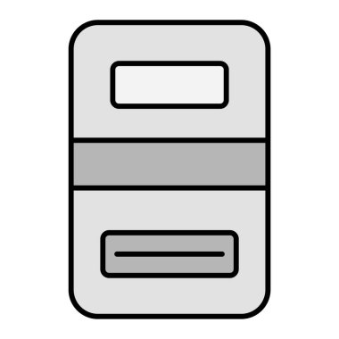 Kalkan Vektörü Şekil Simgesi Tasarımı