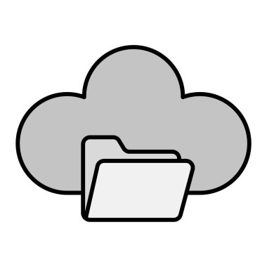 Bulut hesaplama. Web simgesi