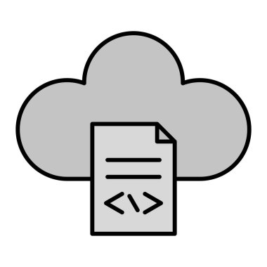 Bulut Kodlaması. Basit resimleme 